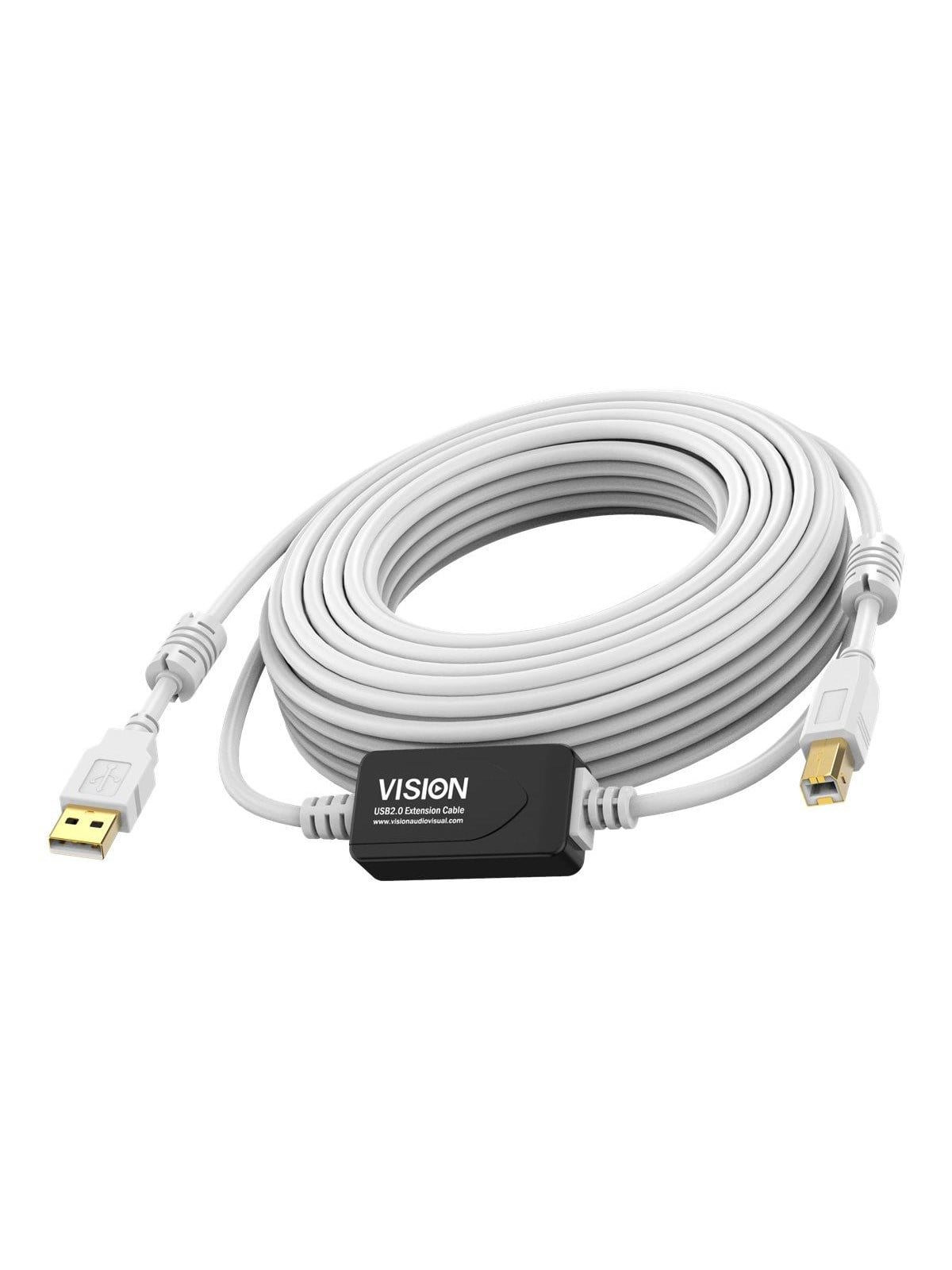 Vision Techconnect - USB cable - USB to USB Type B - 15 m