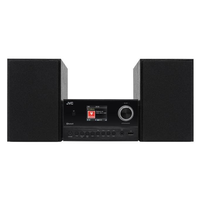 JVC Mini wieża UX-E225B czarny (Bluetooth, CD Player) (UX-E225B)