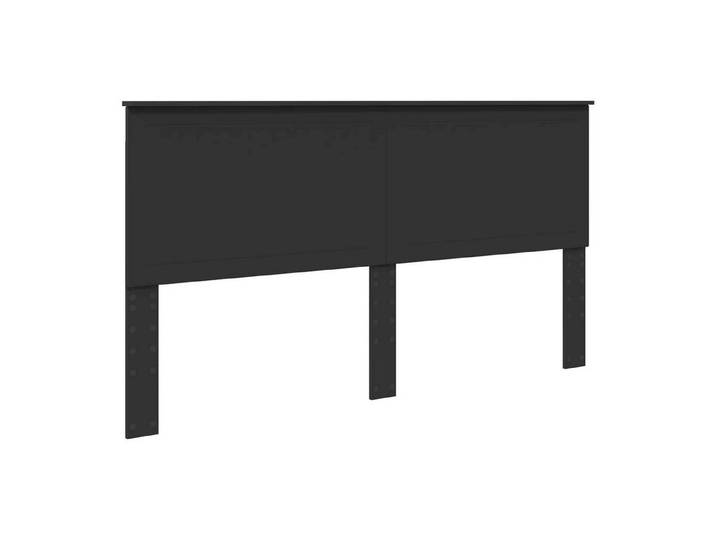 vidaXL Bett Kopfteil Schwarz Eichen-Optik Holzwerkstoff (1-tlg)