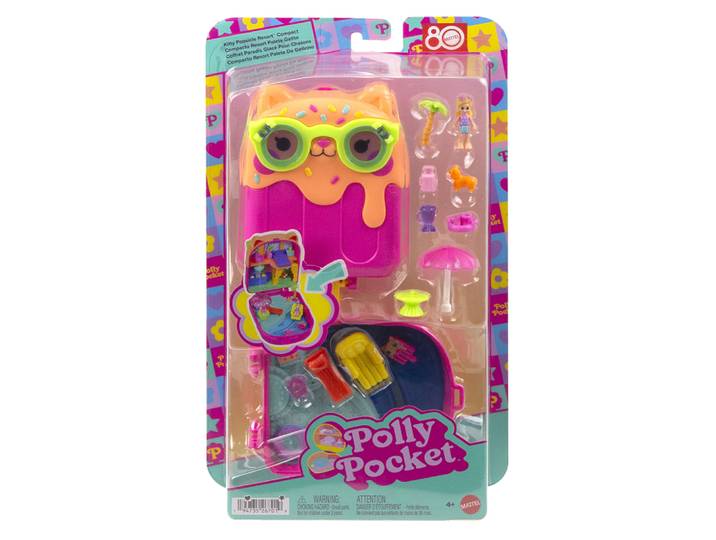 polly pocket-coffret vacances au soleil-jeu de voyage avec accessoires