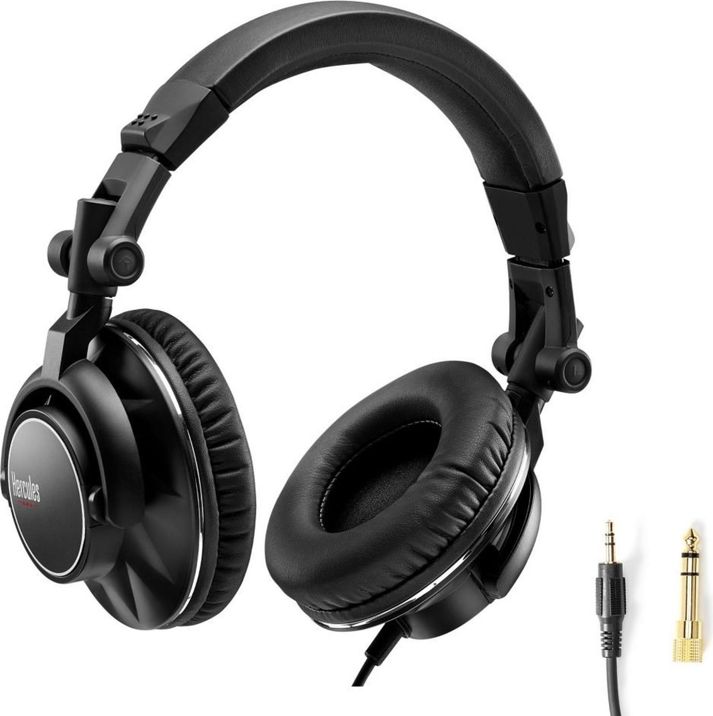 Hercules HDP DJ60 Over-Ear Headphones Noise Isolating - Black