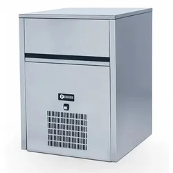 A&S polarny Gastro Eiswürfelbereiter Eismaschine Eiswürfelmaschine Edelstahl 45kg/24h