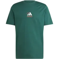 ADIDAS Herren Shirt Lounge Pizza Graphic, Größe S in Grün Grün