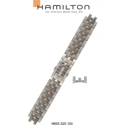 Hamilton - Jazzmaster Band-set Edelstahl H695.325.103 - silber