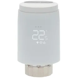 Nedis 2er-Set Smartes Heizkörperthermostat inkl. Zigbee-Gateway, Thermostat, Weiss