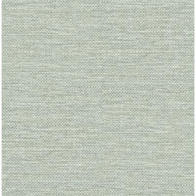 A-Street Prints Malin Seafoam Faux Grasscloth Wallpaper