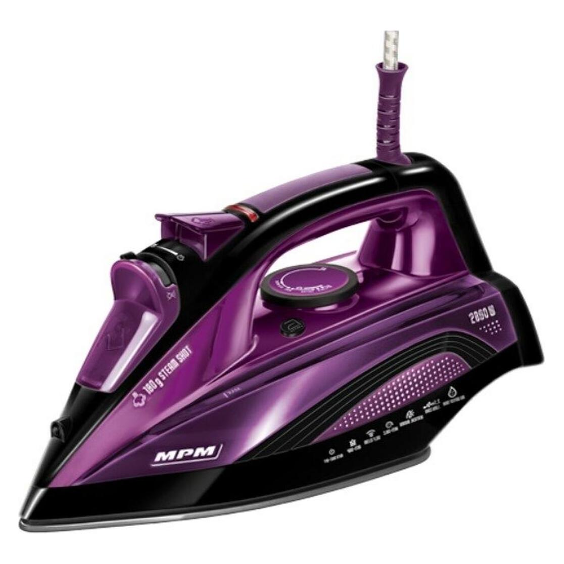 MPM MZE-21/RS Dampfbügeleisen 2800 W Violett (2800 W, 180 g/min) (MPM MZE-21/RS)