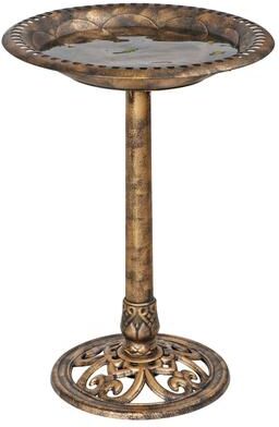 Multicon Wholesale Hub Durable Pedestal Birdbath, Antique Design For Yard And Garden, Outdoor Decor Durable Pedestal Birdbath, Antique Design For Yard And Garden, Outdoor Decor