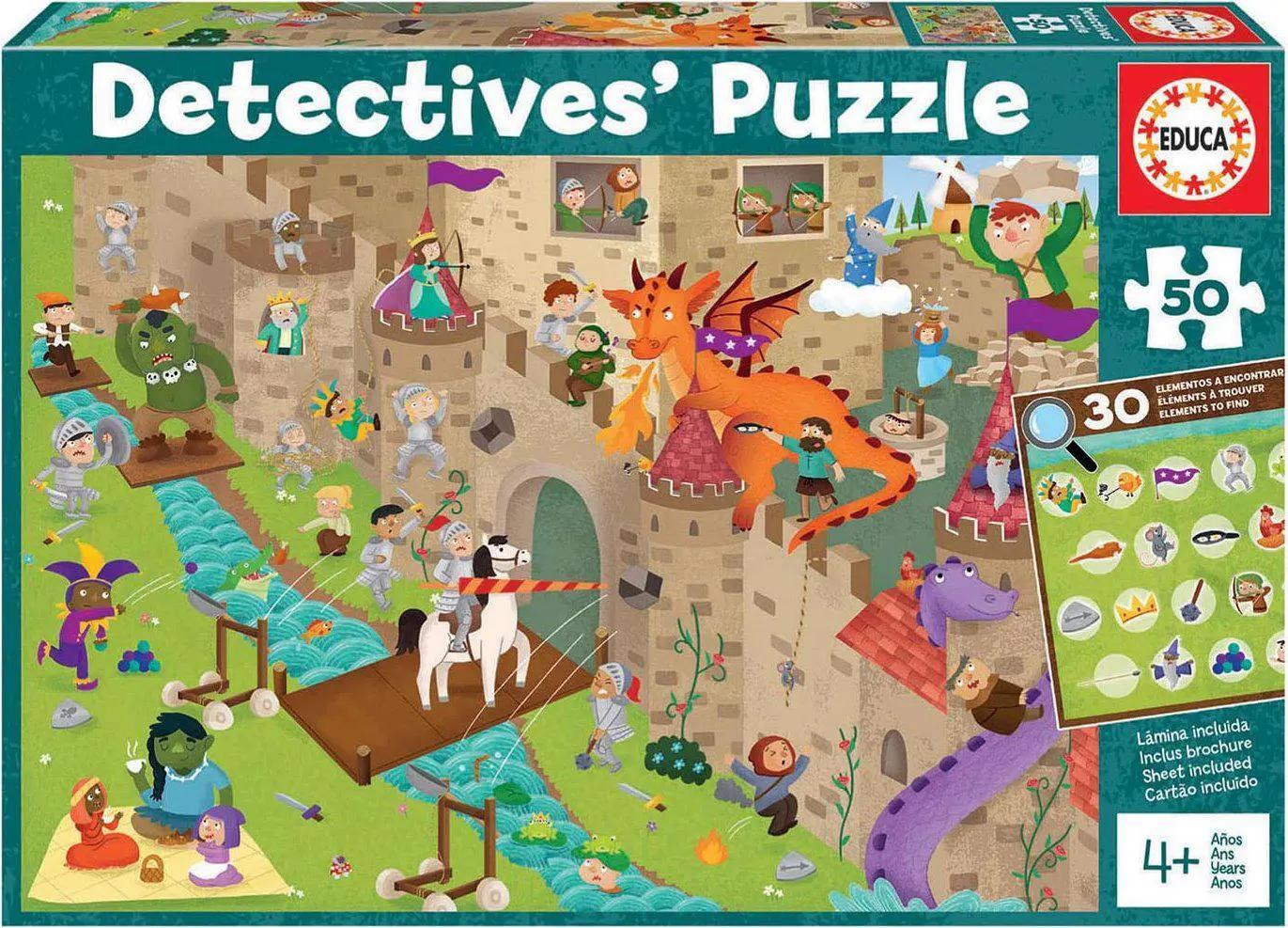 Educa Detective Puzzle Castle Puzzel 50 stukjes
