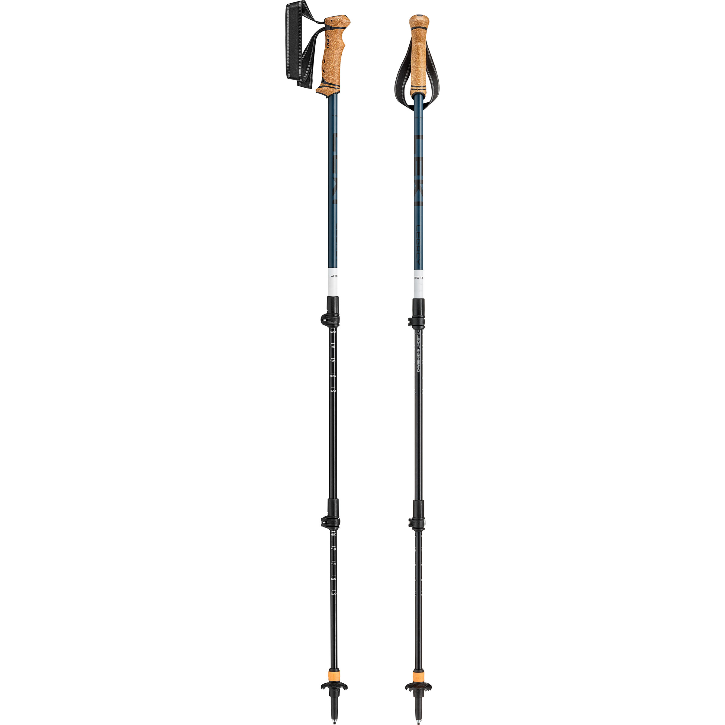 Leki Legacy Lite AS Wanderstöcke Wanderstöcke & Trekkingstöcke blau Größe 100-135cm Camping