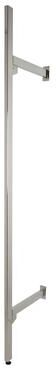 Econoco - KF7 - Rectangular Tubing Deluxe Chrome Outrigger Display Sold in Pack of 4