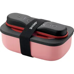 Store & Go Lunchbox 900 ml rot mit Besteck