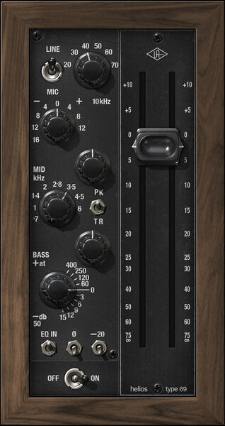Universal Audio Helios Type 69 EQ Preamp Nat.