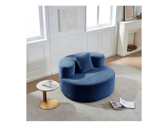 ANYSUN Sitzsack Sofa Einzelsofa,Sessel,Cloud Couch,Sofa Indoor Lounge (rundes Design für Lesen,-Kein Zusammenbau, Abriebfester Lounge Sessel), für Erwachsene & Jugendliche,Wohnzimmer, Schlafzi
