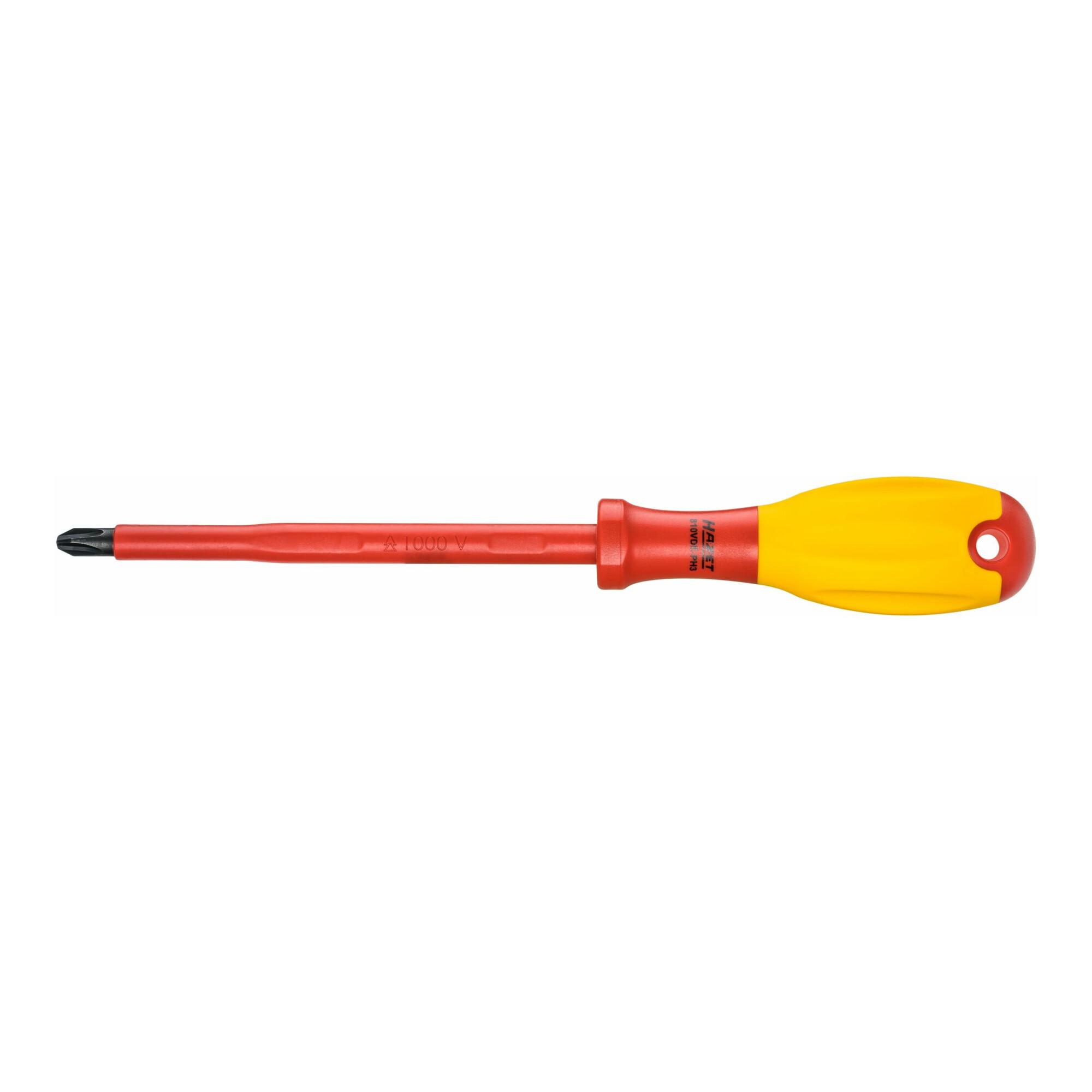 HAZET Elektriker-Schraubendreher 810VDE-PH3 Kreuzschlitz Profil PH PH3)