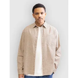 Redefined Rebel Miguel Hemd sand check Gr. XL