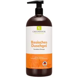 Greendoor Basisches Duschgel XL - Sanddorn Orange