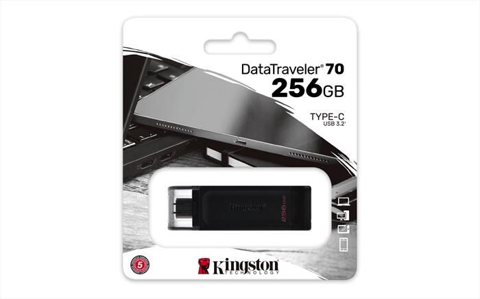 Kingston Memoria 256 Gb Dt70/256gb-black