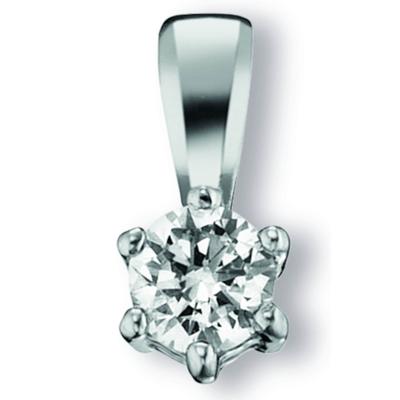 Kettenanhänger ONE ELEMENT "Zirkonia Anhänger aus 925 Silber", silber, Schmuckanhänger, Damen, mit Zirkonia, Silber 925 (Sterlingsilber), Kettenanhänger, Ihr persönliches Symbol – liebevoll gearbeitet für jeden Tag