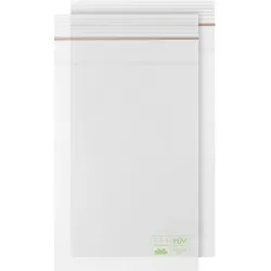 1000 Druckverschlussbeutel, umweltfreundliche PLA-Folie 80 x 120 mm, transluzent