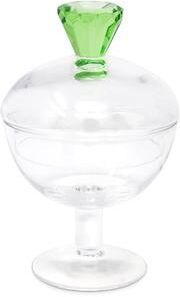 Vivience Glass Jar with Colored Diamond Handle