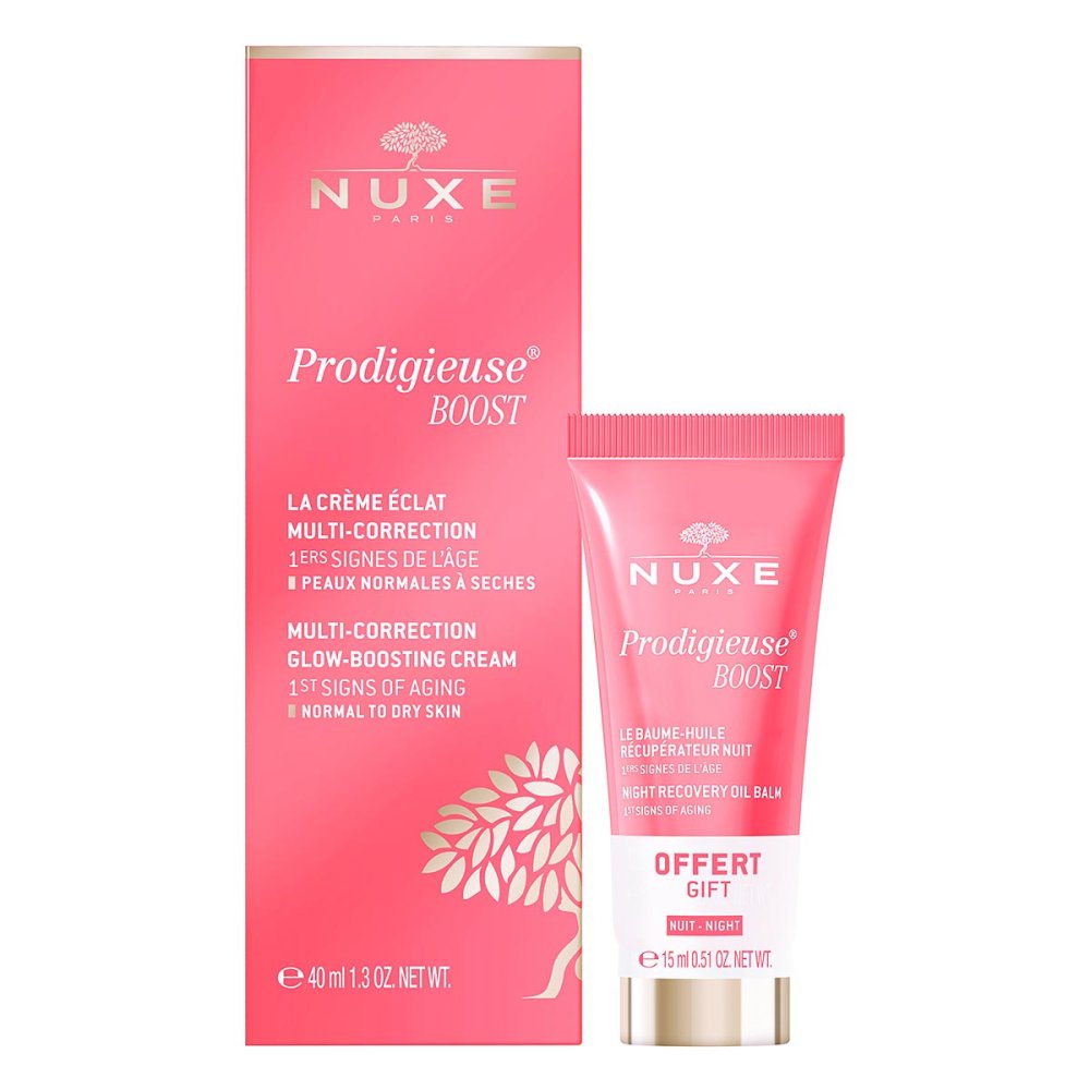 NUXE GmbH Nuxe Pboost Creme 40ml+grat.ölbalsam Nacht 15ml 18808895