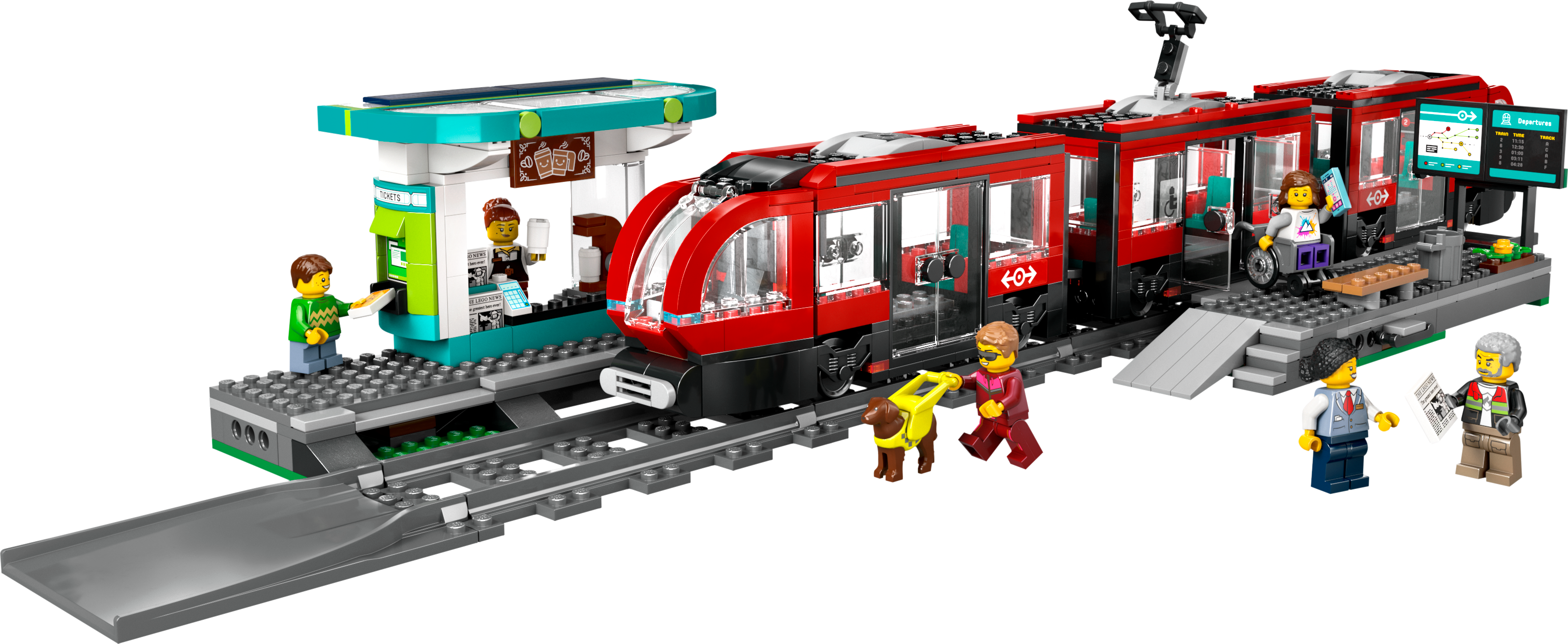 - LEGO City - Downtown Tram and Station (60423)