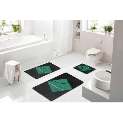 Badematte BATEX "Nima", grün, H:27mm, Polyacryl, Badematten, Badematte, extra weiches und pflegeleichtes Garn