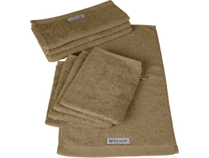 Handtuch Set ROSS Sinfonie , braun (walnuss), Obermaterial: 100% Baumwolle, Handtuch-Sets, Handtuch Set, beinhaltet Gästetücher und Waschhandschuhe