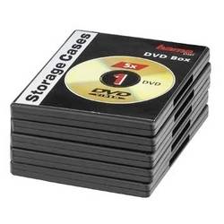 Hama DVD Jewel Case - Schwarz (Packung mit 5) 00051297