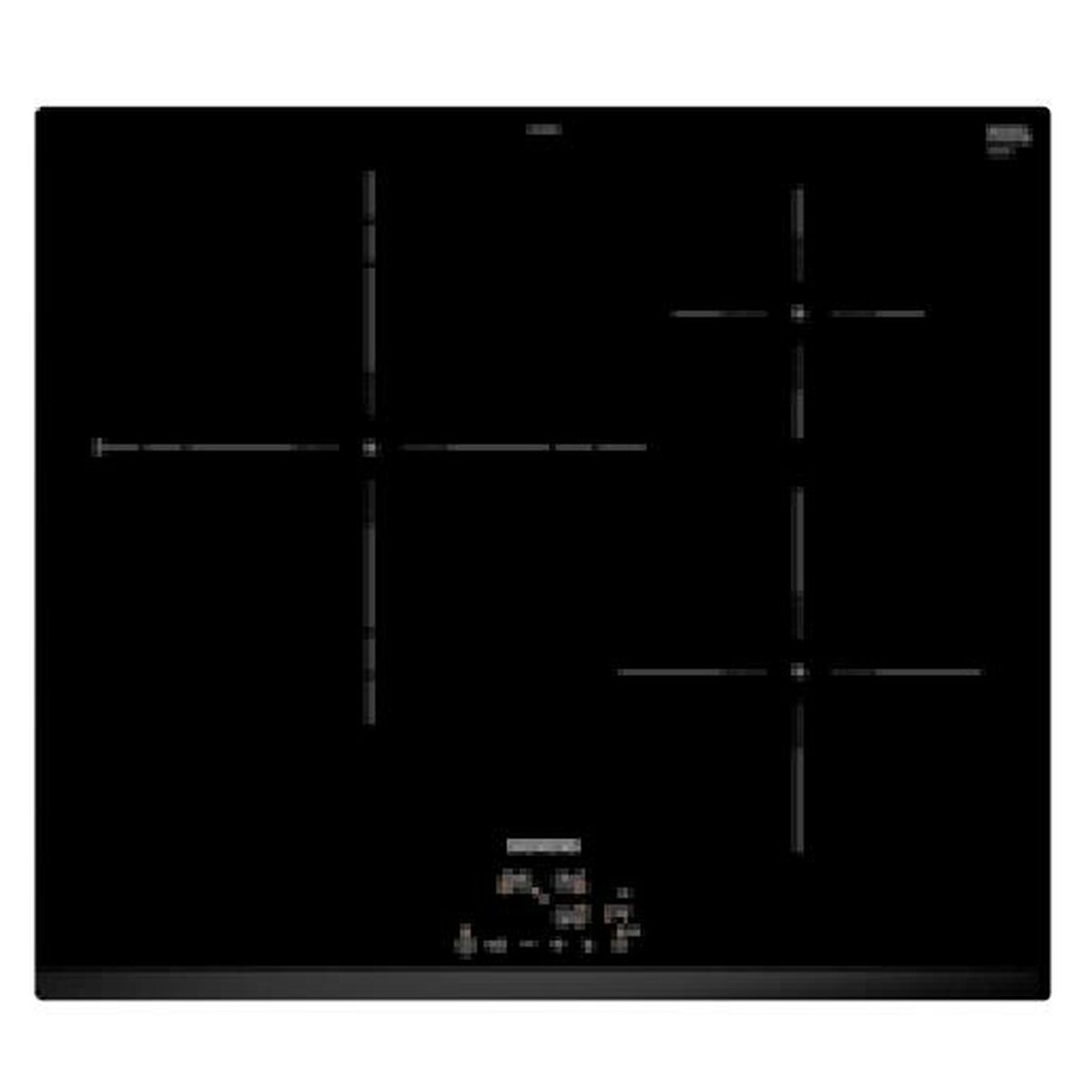 Siemens iQ300 EH631BDB6E, Schwarz, Integriert, 59 cm, Zonen-Induktionskochfeld, Keramik, 3 Zone(n)