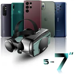 Avizar VR-Brille mit 3.5mm Klinkenkabel, VR Brille, Schwarz