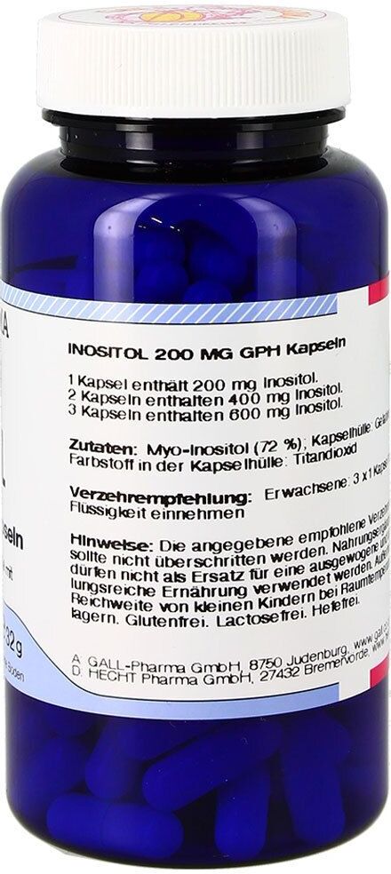 GALL PHARMA Inositol 200 mg GPH Kapseln 120 St