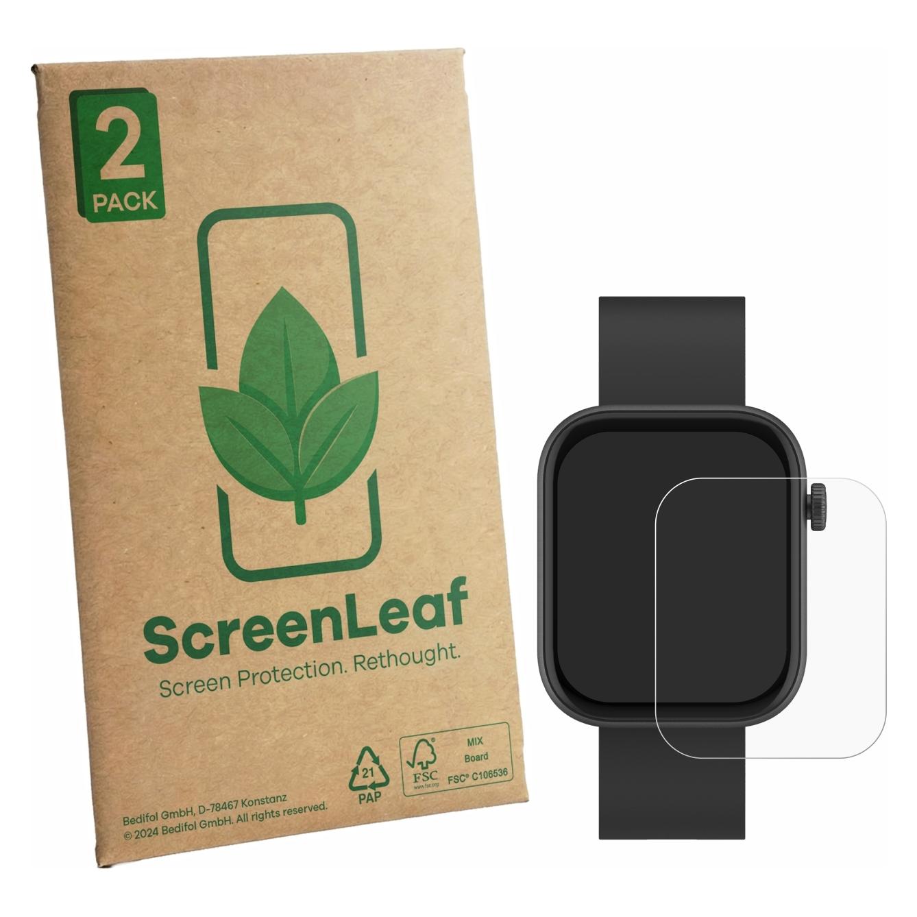 ScreenLeaf Schutzfolie für Denver SWC-185B Displayschutz Display Schutz Folie Klar Transparent (6164305)