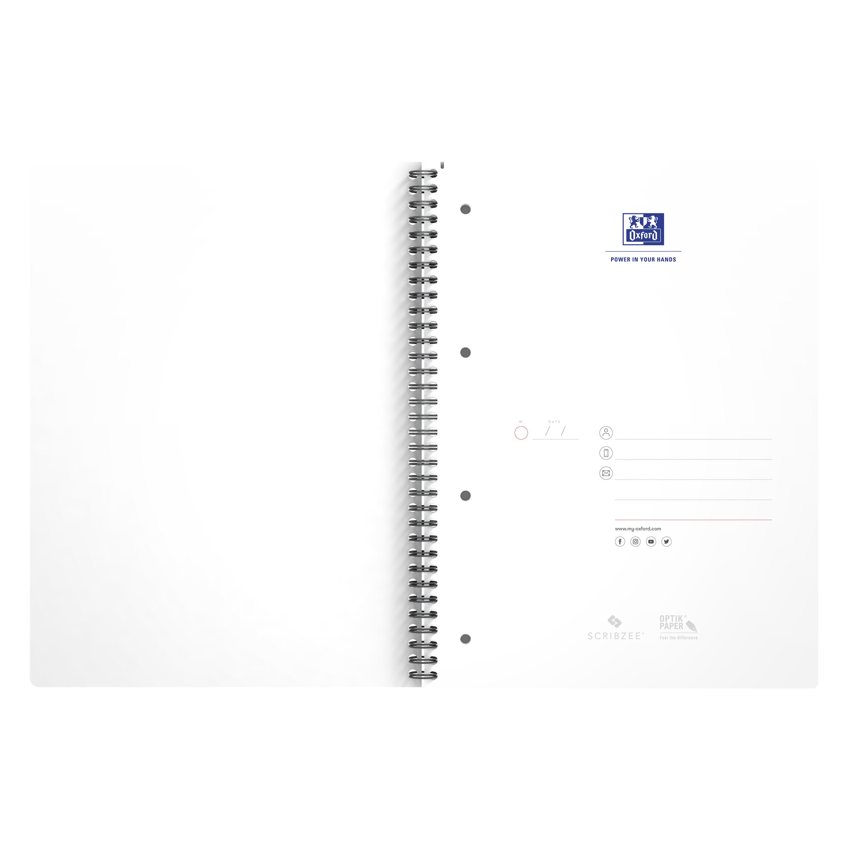 Oxford Collegeblock (A4+, Kariert, Weicher Einband) (100050231)
