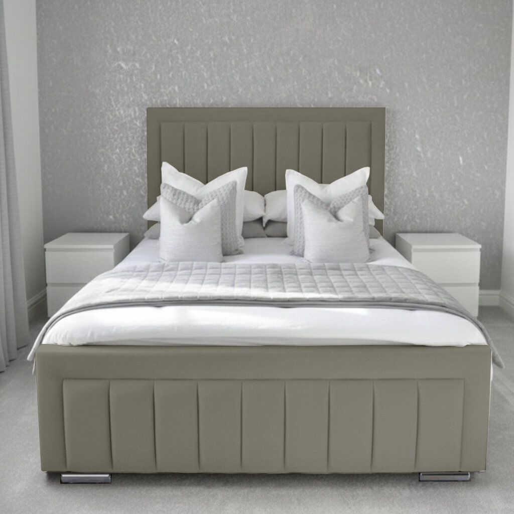 Canora Grey Abianna Upholstered Bed Asphalt Single (3')