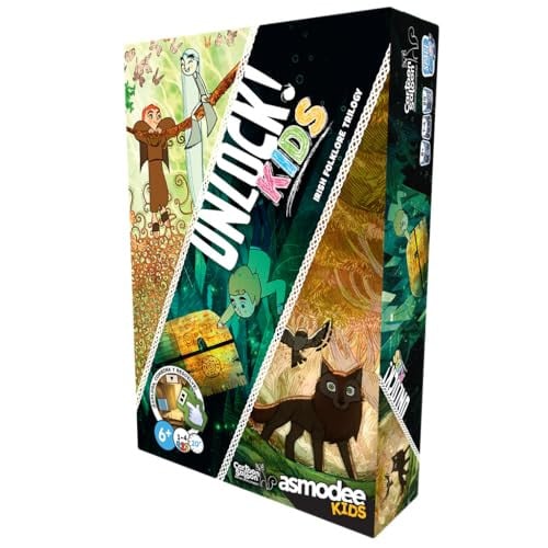 Asmodee Kids Unlock! Kids Cartoon Saloon bordspel voor 1 tot 4 spelers vanaf 6 jaar