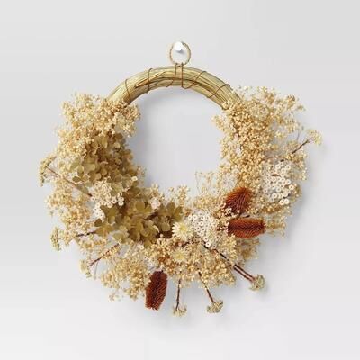 All Categories Goods Preserved Fall Wreath, Asymmetrical Floral Design, Hydrangea & Baby's Breath, Indoor Door Or Wall Decor Preserved Fall Wreath, Asymmetrical Floral Design, Hydrangea & Baby's Breath, Indoor Door Or Wall Decor