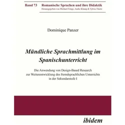 Mündliche Sprachmittlung im Spanischunterricht, Schulbücher von Dominique Panzer