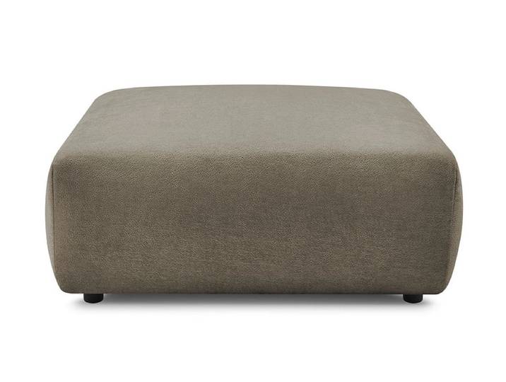Hocker BOBOCHIC LUCIEN 108x108x46cm stoff taupe