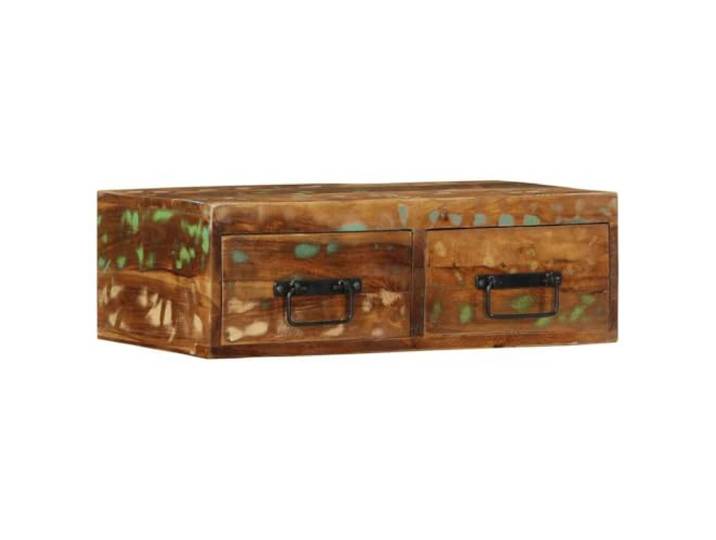 GHVBNMF TV-Wandschrank Hängend 60x30x19 cm Massivholz Mehrfarbig Schafft freie Bodenfläche im Wohnzimmer oder Flur und trägt bis zu 60 kg an Geräten sowie Medien auf kompakter Fläche.