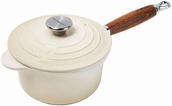 LE CREUSET Profitopf mit Holzgriff 18cm/1,8l Meringue creme EG