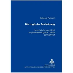 Die Logik der Erscheinung, Fachbücher von Rebecca Paimann