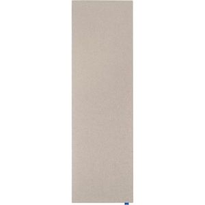 Legamaster Pinnwand 7-144226 Wall-Up, 59,5 x 200cm, Akustik-Pinboard, Textilbezug, rahmenlos, beige