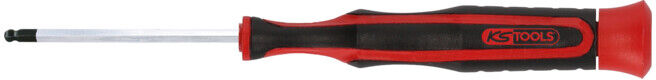 KS Tools ESD Tournevis de mécanique de précision pour vis à six pans creux - avec embout sphérique, 1/8