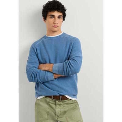 V-Ausschnitt-Pullover PEPE JEANS "jumper DUFF", Herren, Gr. L, blau (sea blau), 100% Baumwolle, Pullover
