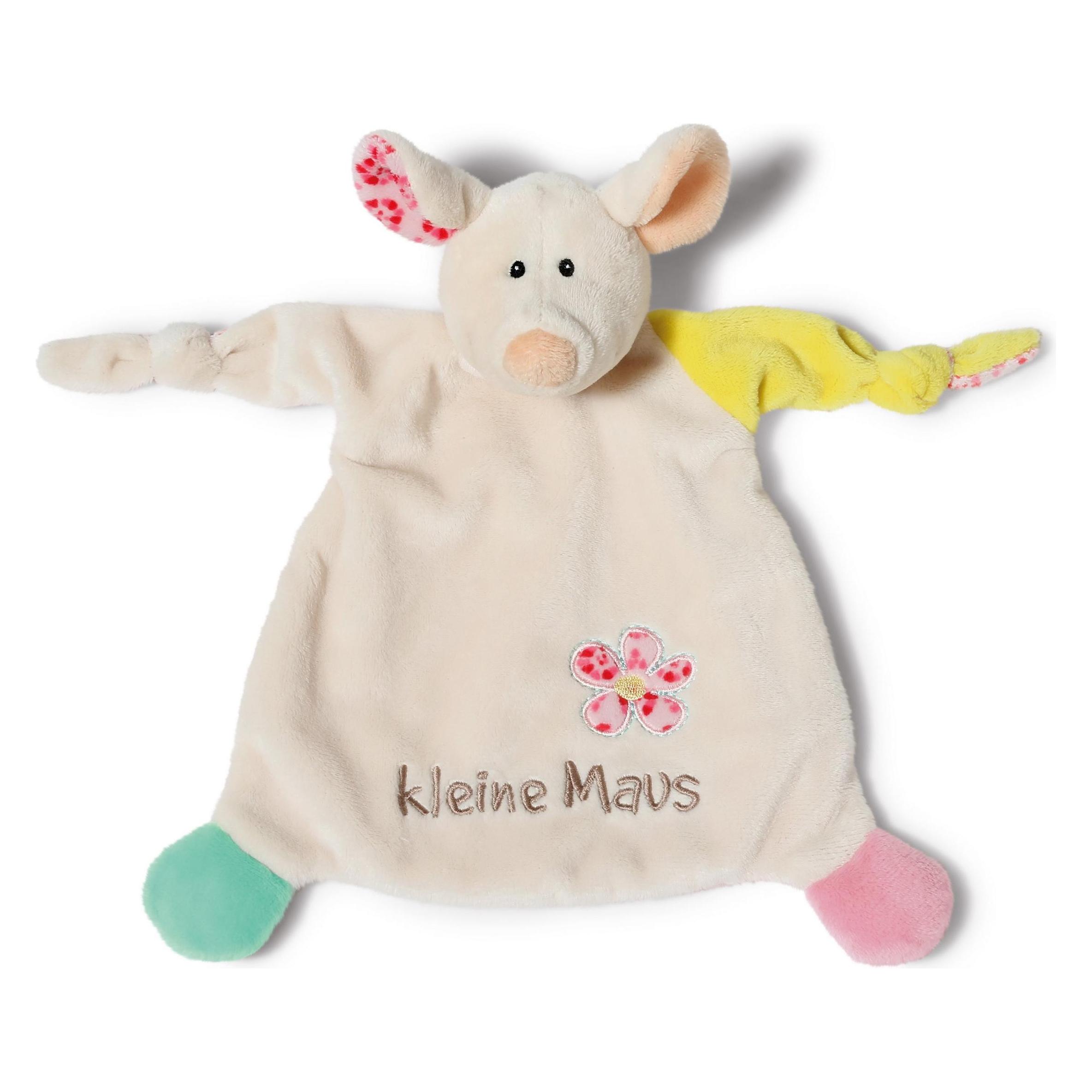 NICI Schmusetuch Maus kleine Maus 25 x 25 cm (25 x 25 cm) (40039)
