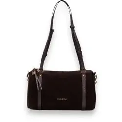 Hispanitas für Damen. BI264936 Braune Bowlingtasche (OSFA), Lässig, Polyurethan