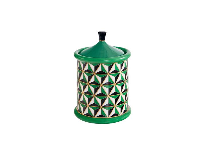 Jonathan Adler - Boîte Versailles - Vert - Porcelaine - Designer Jonathan Adler