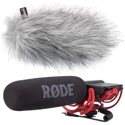 RØDE Videomic Rycote mit WSWH Fell-Windschutz (Fell), Mikrofon Windschutz